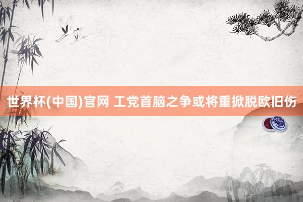 世界杯(中国)官网 工党首脑之争或将重掀脱欧旧伤