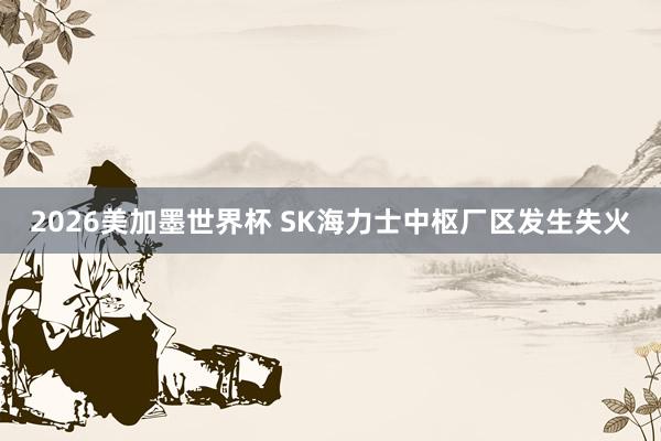 2026美加墨世界杯 SK海力士中枢厂区发生失火